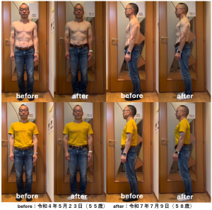 Before／Afterで一目瞭然 懸垂チャレンジ